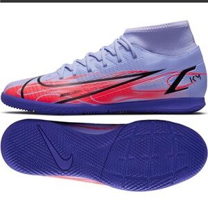 Nike Kylian Mbappé x Mercurial Superfly 8 Club IC Flames indoor soccer cleats
